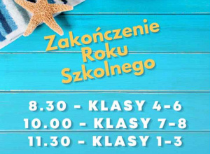 Zakończenie roku szkolnego 2024/2025